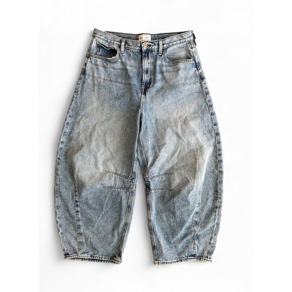 Gap High Rise UltraSoft Horseshoe Jeans Medium Indigo 12/31 - Picture 2 of 8